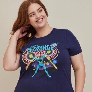 Marvel Doctor Strange Top - Heritage Cotton Doctor Strange Madness Navy Size 6X